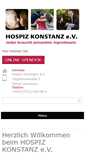 Mobile Screenshot of hospiz-konstanz.de